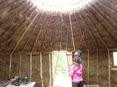 Straw Bale Yurt