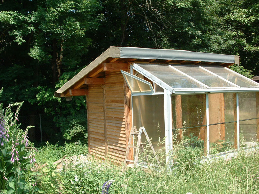 Self-build garden shed in Leonding
