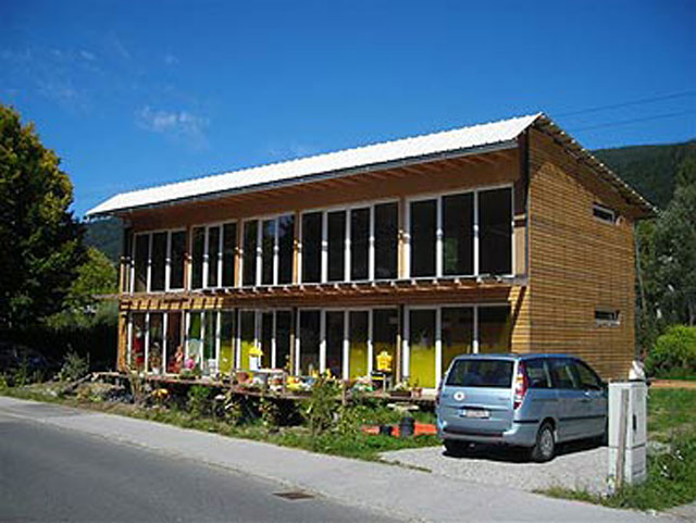 Straw bale double passive house in Radstadt / Sbg.
