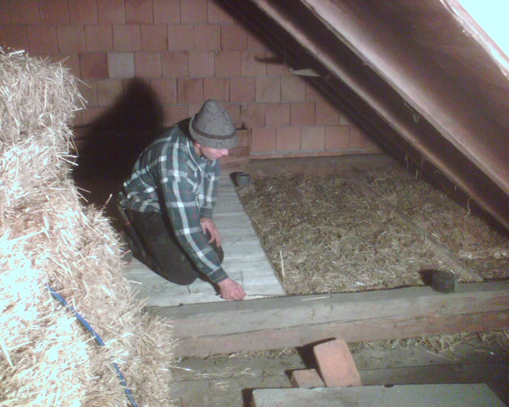 Attic insulation in Leiben / Lower Austria