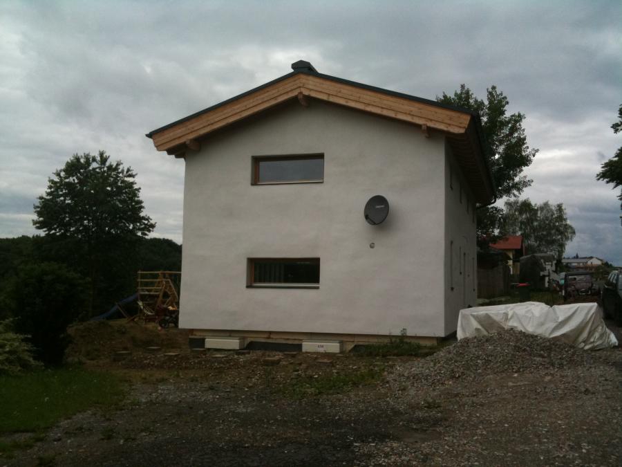 Timber straw construction in St. Marein, Graz